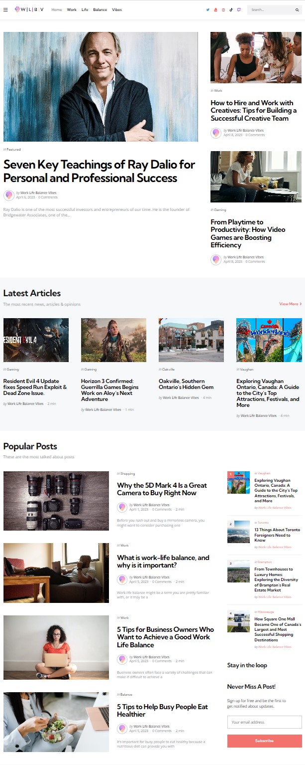 WLBV – News / Media Website Design